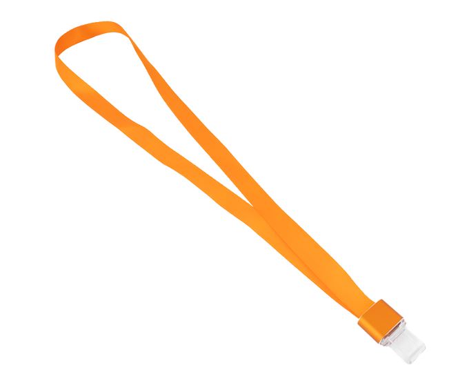 16mm széles, 44 cm-es nyakpánt, műanyag csipesz, narancs, CH-1534-or